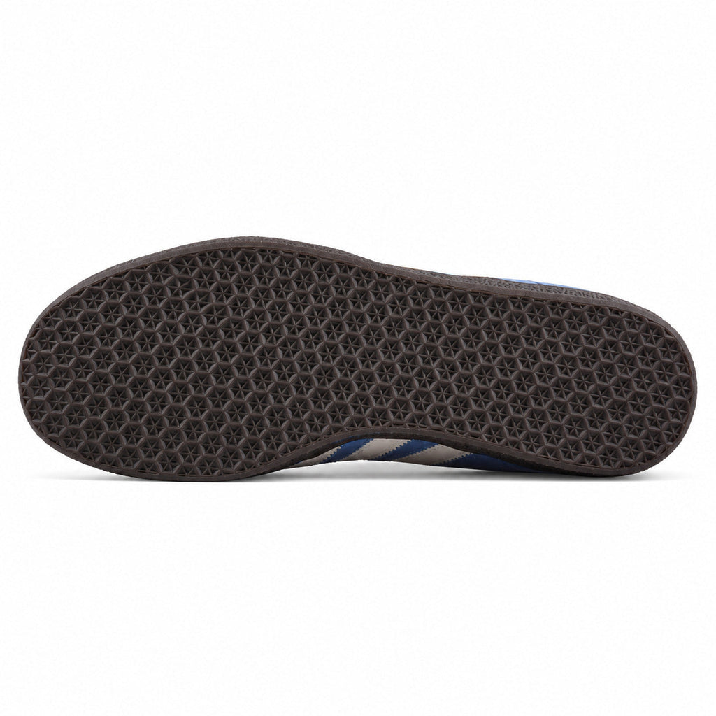 Adidas Gazelle azul cielo blanco suela marrón vista inferior