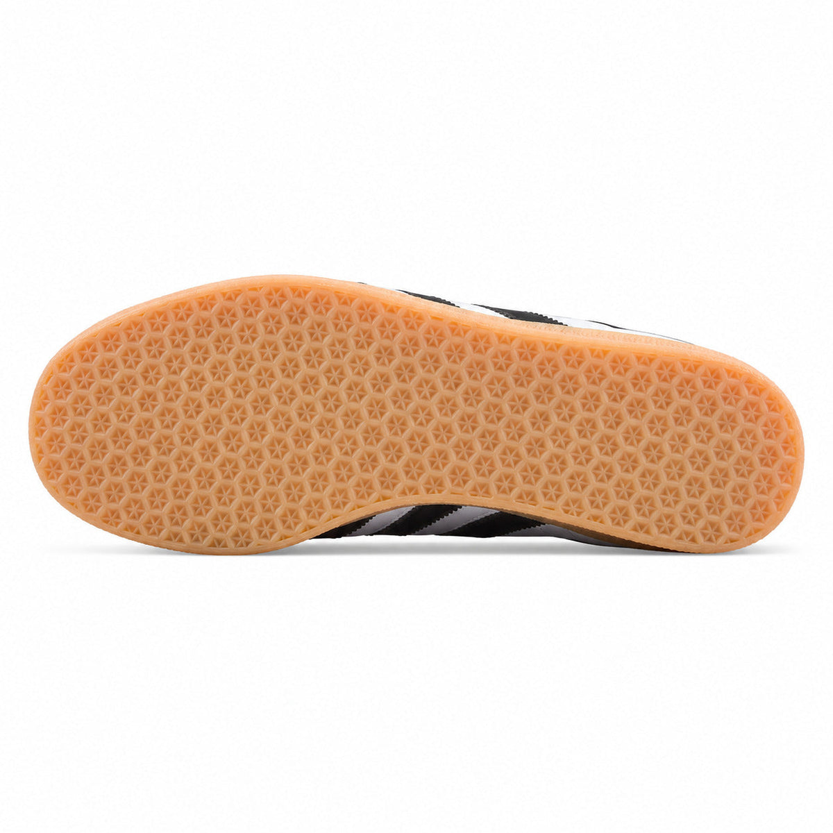 Adidas Gazelle azul cielo negro naranja suela goma vista inferior
