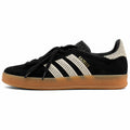Adidas Gazelle Bold ante negro encaje crema suela gum lateral izquierda