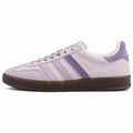 Adidas Gazelle Bold x Kith lavanda lila suela gum oscuro lateral izquierda
