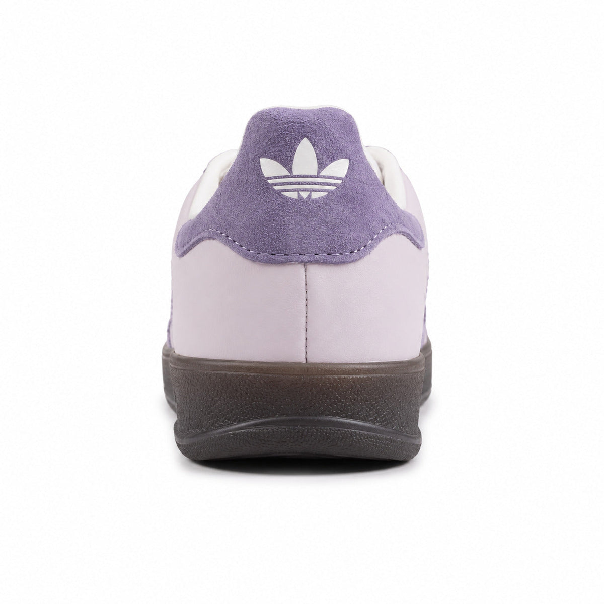Adidas Gazelle Bold x Kith lavanda detalle talón lila gum oscuro
