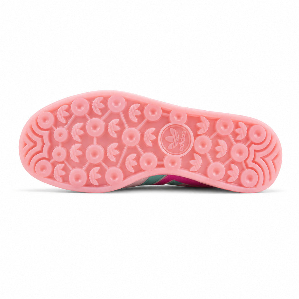 Adidas Gazelle Indoor coral rosa suela rosa vista inferior