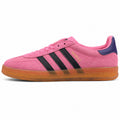Adidas Gazelle Indoor rosa negro azul marino lateral izquierda
