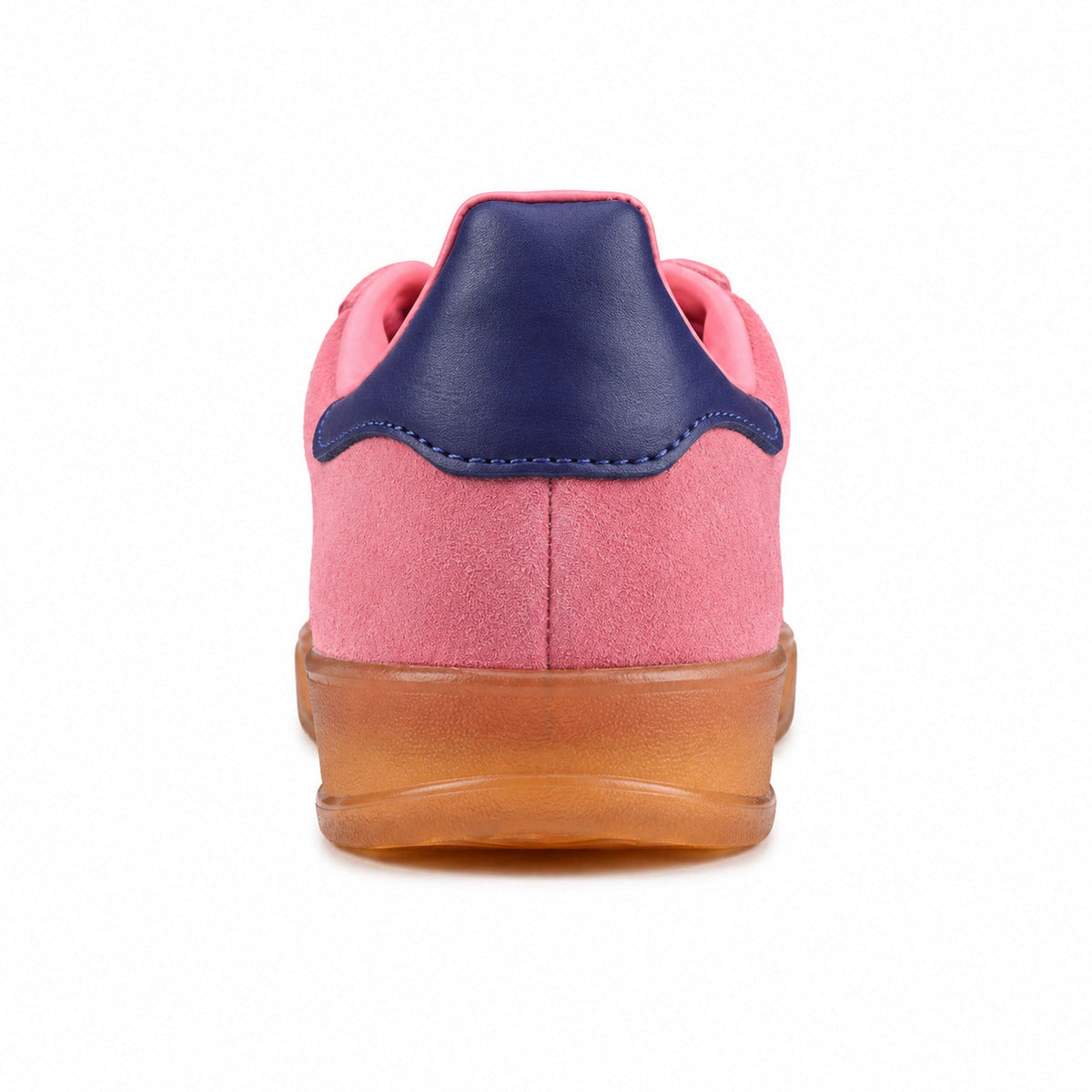Adidas Gazelle Indoor rosa negro marino detalle talón azul marino