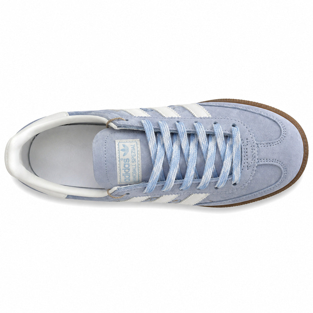 Adidas Handball Spezial ante azul cielo crema vista superior cordones