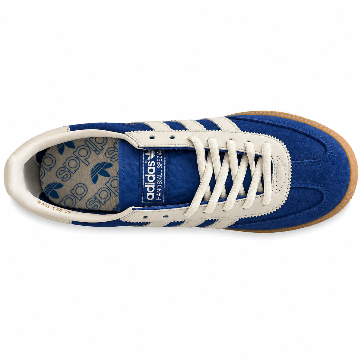 Adidas Handball Spezial azul crema 75th vista superior cordones