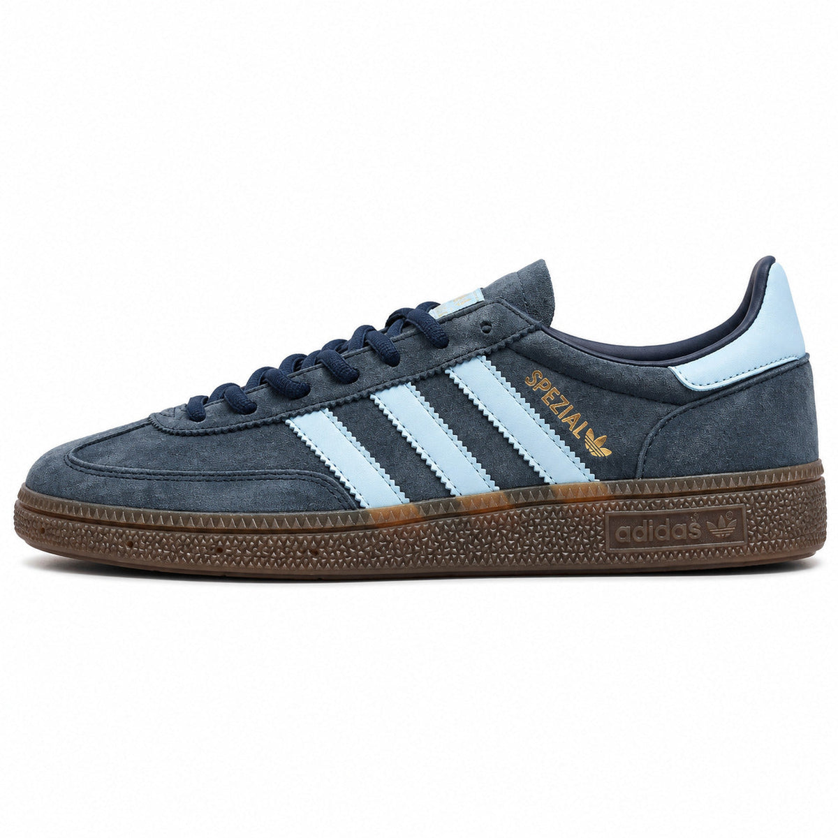 Adidas Handball Spezial ante azul grisáceo azul cielo lateral izquierdo suela goma