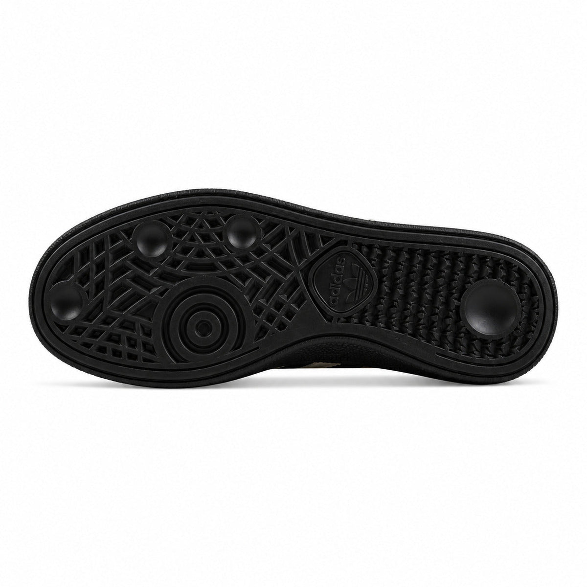 Adidas Handball Spezial charol negro crema suela negra inferior