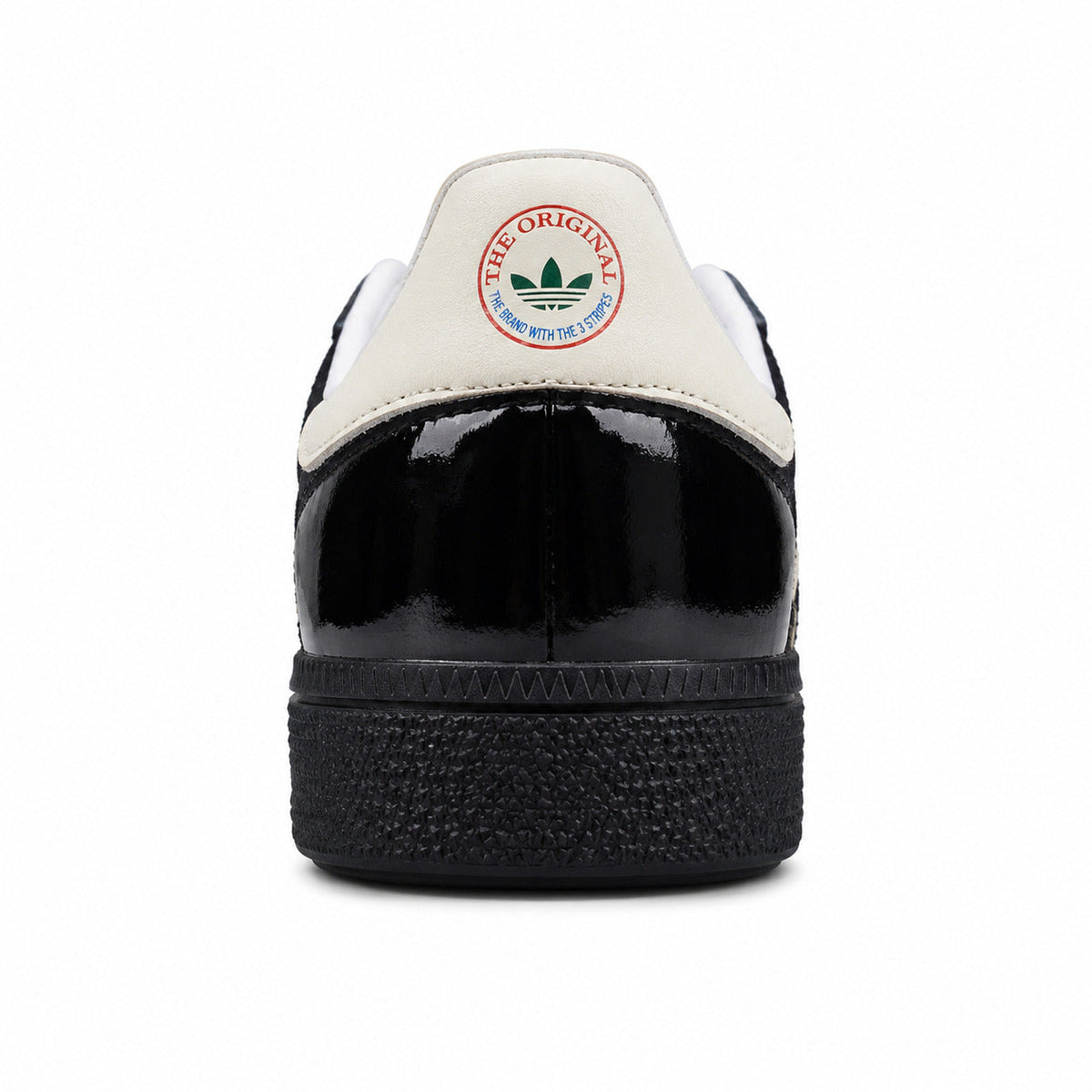 Adidas Handball Spezial charol negro detalle talón vintage the original
