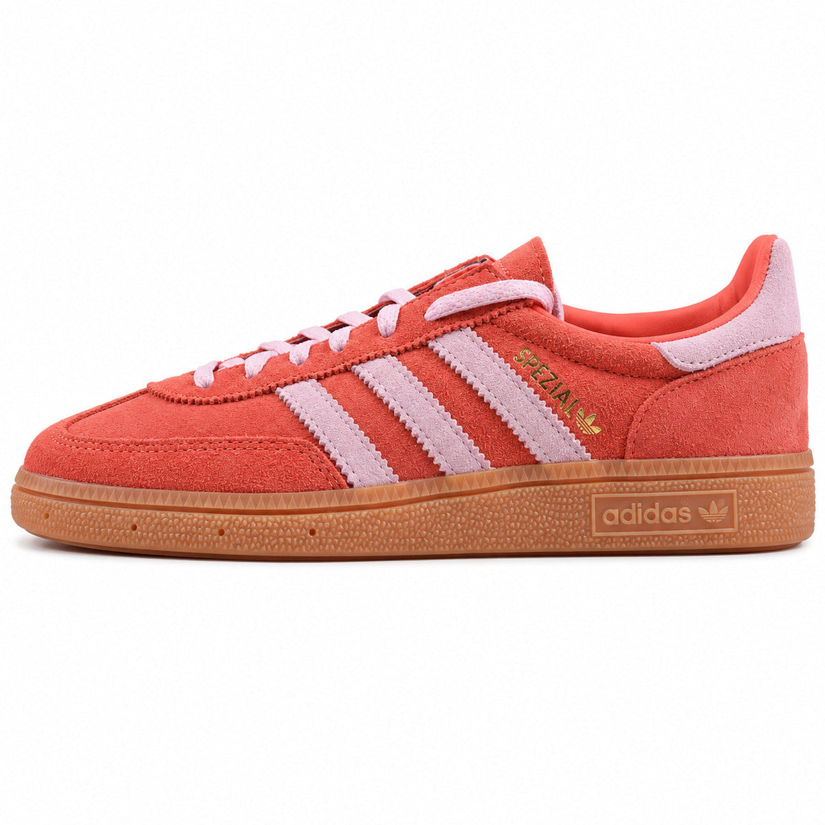 Adidas Handball Spezial ante coral rosa claro lateral izquierdo suela goma