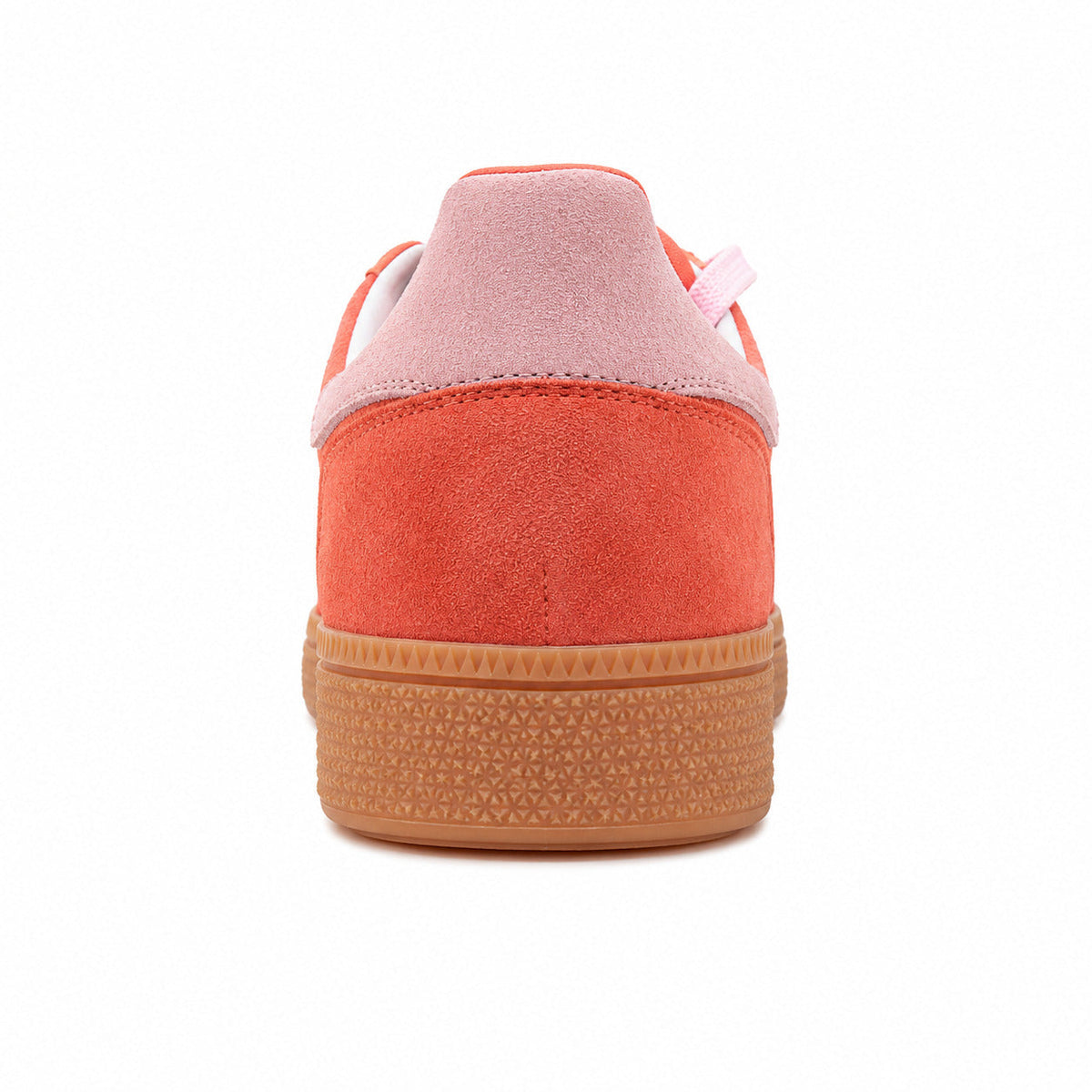Adidas Handball Spezial ante coral rosa claro detalle contrafuerte trasero