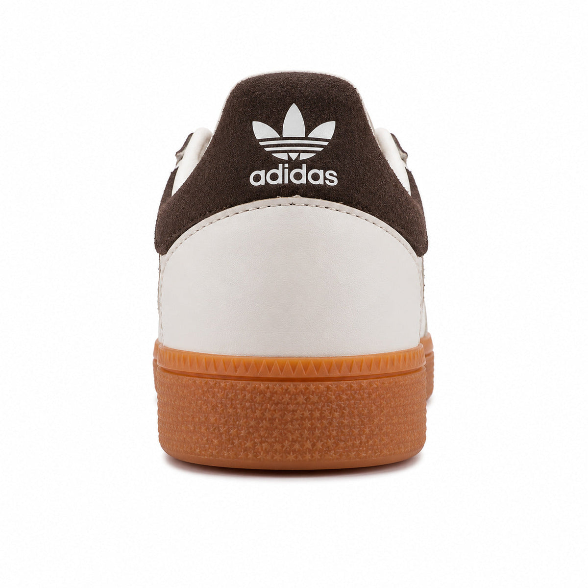 Adidas Handball Spezial crema marrón oscuro detalle contrafuerte trasero ante
