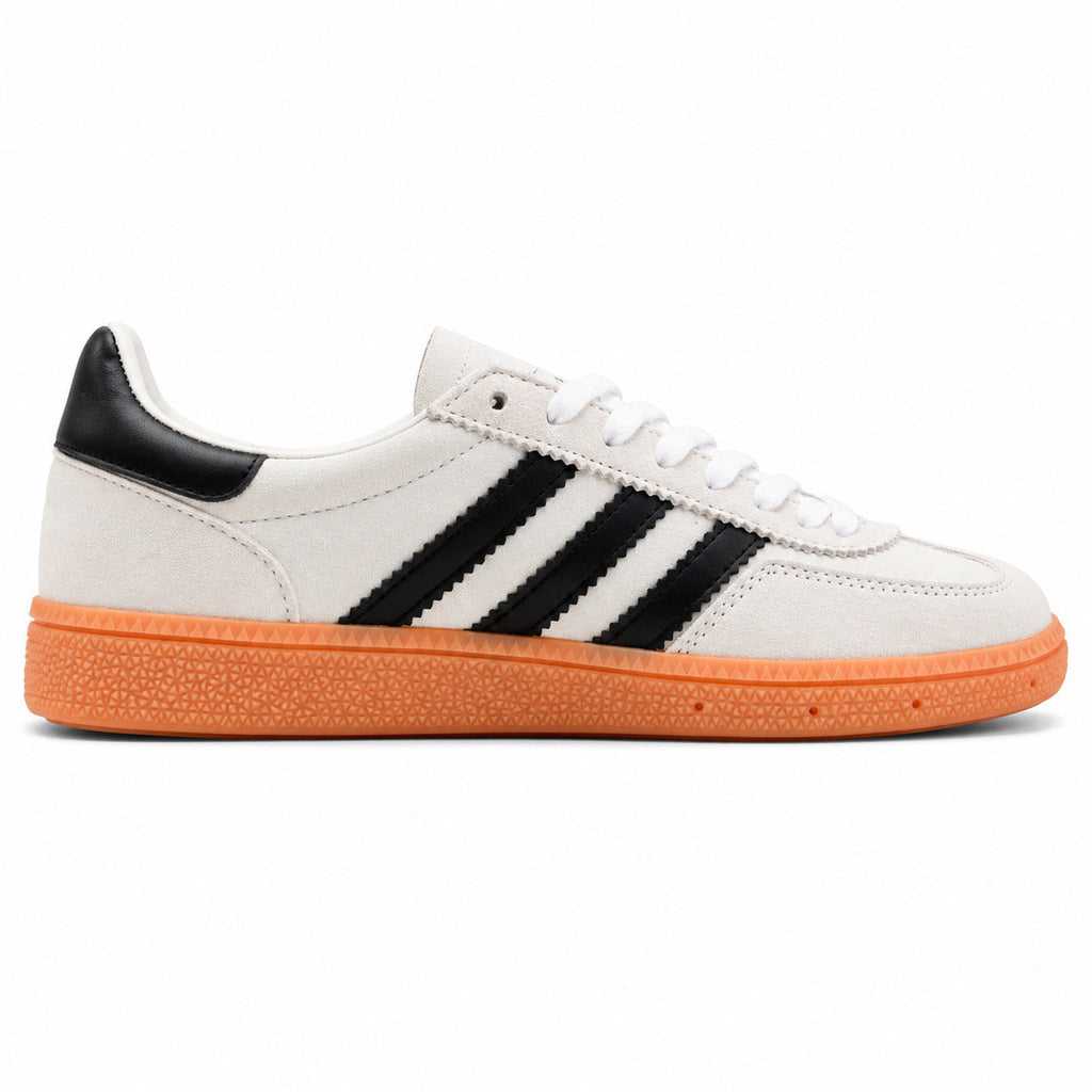 Adidas Handball Spezial crema negro suela naranja lateral derecho