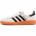 Adidas Handball Spezial crema negro suela naranja lateral izquierdo