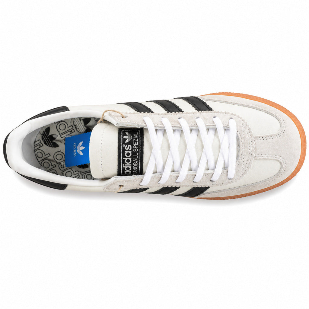 Adidas Handball Spezial crema negro suela naranja vista superior plantilla