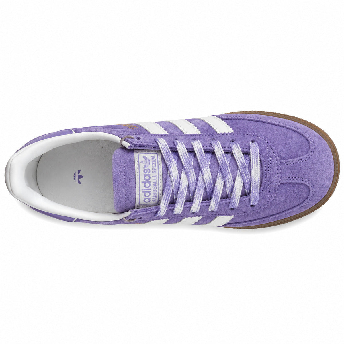 Adidas Handball Spezial ante lila blanco vista superior cordones