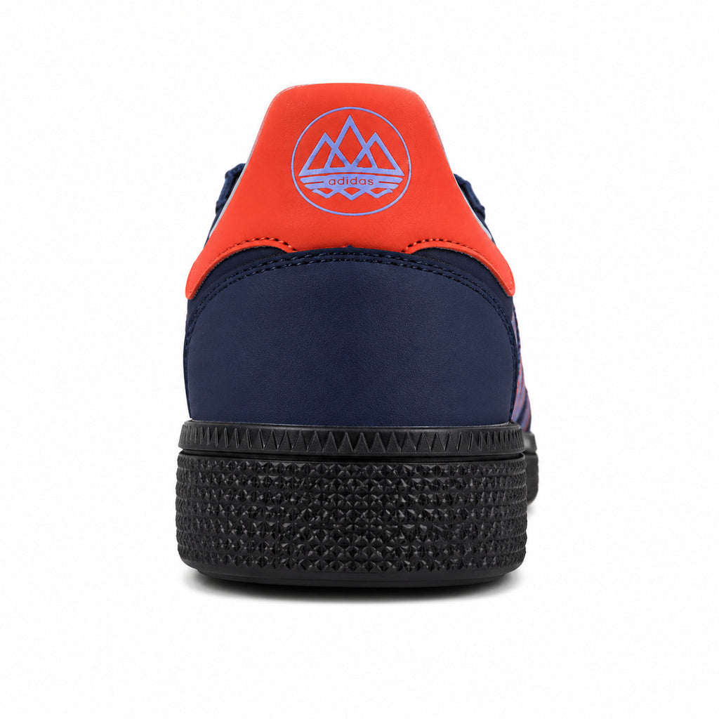 Adidas Handball Spezial Manchester 89 marino rojo detalle logo contrafuerte trasero