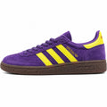 Adidas Handball Spezial ante morado amarillo vista lateral derecha