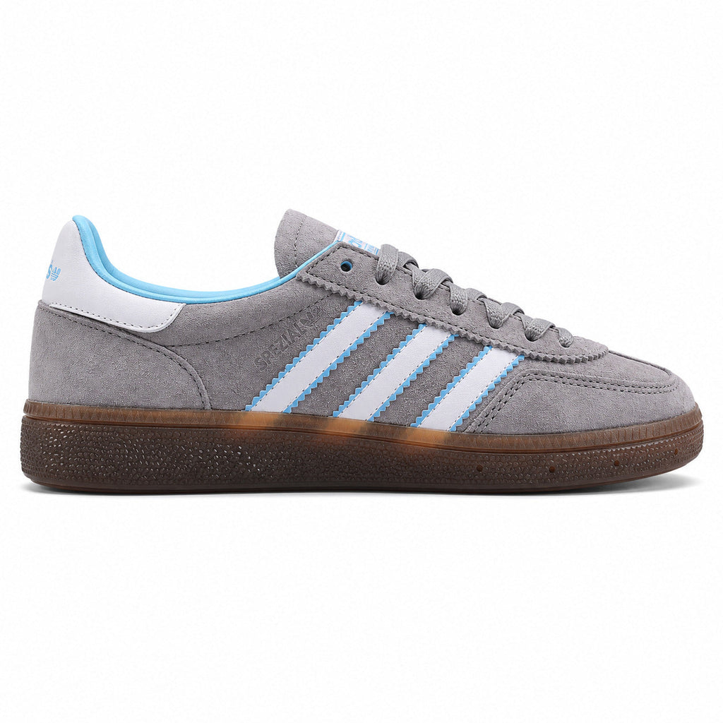 Adidas Handball Spezial Moscow gris blanco azul cielo lateral derecho suela goma