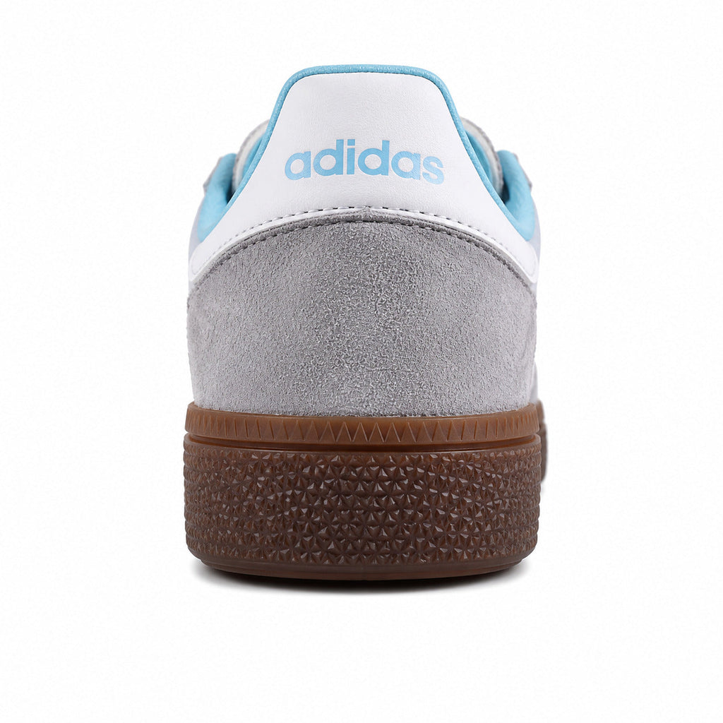 Adidas Handball Spezial Moscow gris blanco azul cielo detalle contrafuerte trasero