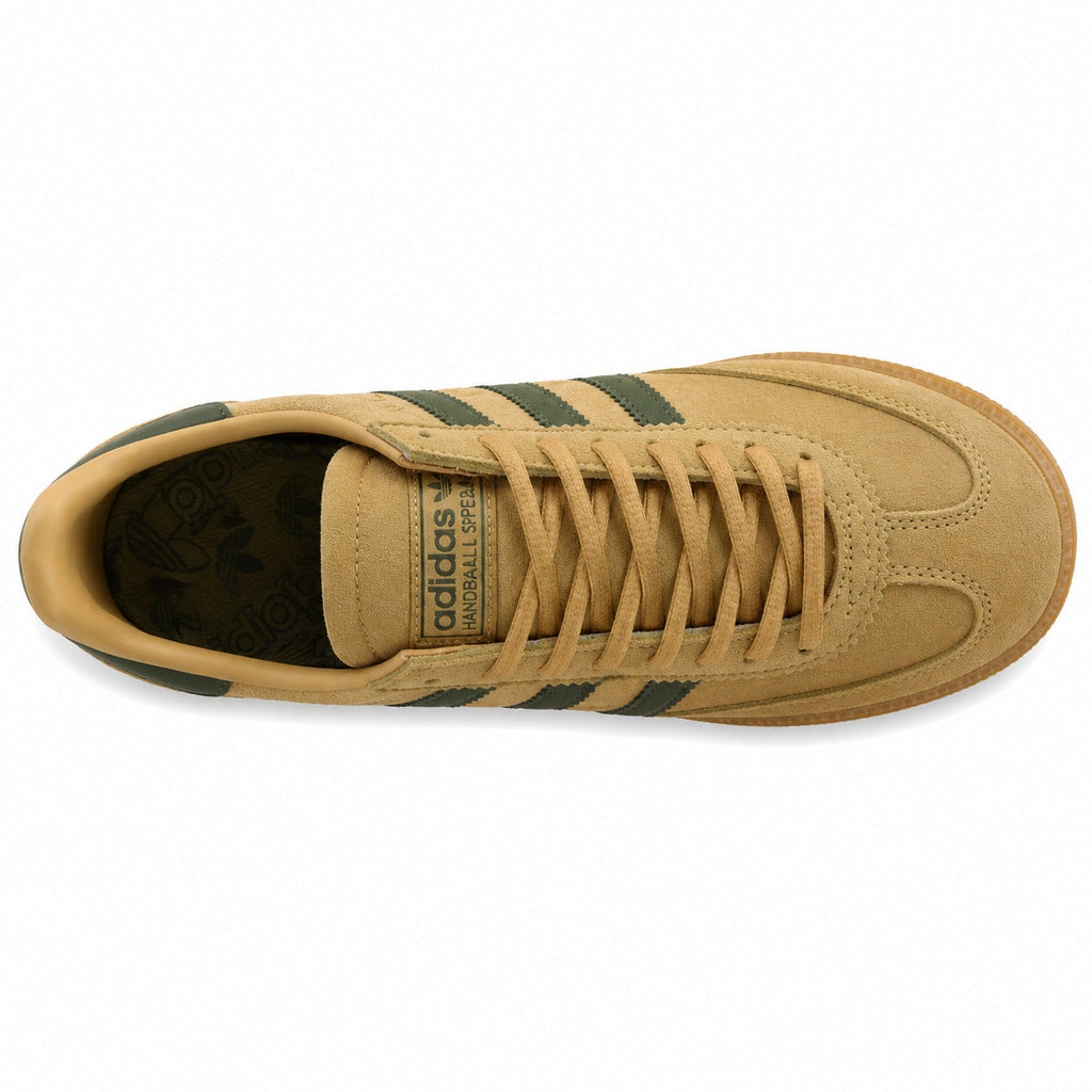Adidas Handball Spezial ante mostaza verde oscuro vista superior plantilla
