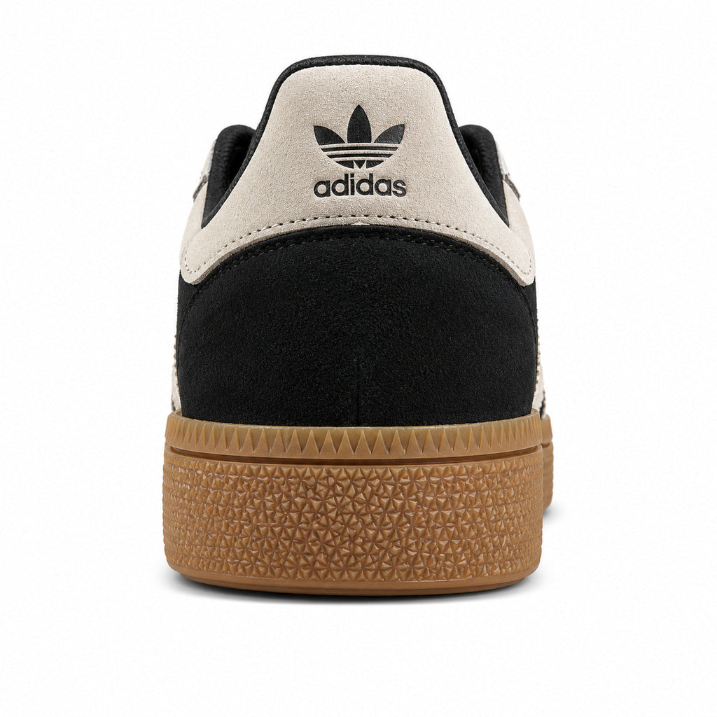 Adidas Handball Spezial negro crema detalle talón suela goma