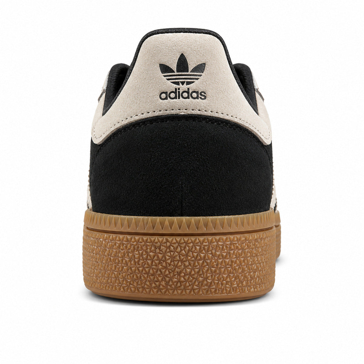 Adidas Handball Spezial negro crema detalle talón suela goma