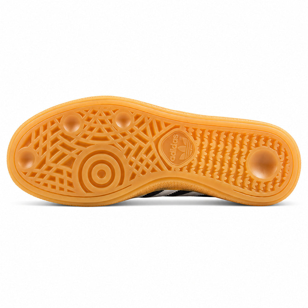Adidas Handball Spezial pana burdeos crema suela goma vista inferior