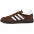 Adidas Handball Spezial pana marrón blanco lateral izquierdo suela goma