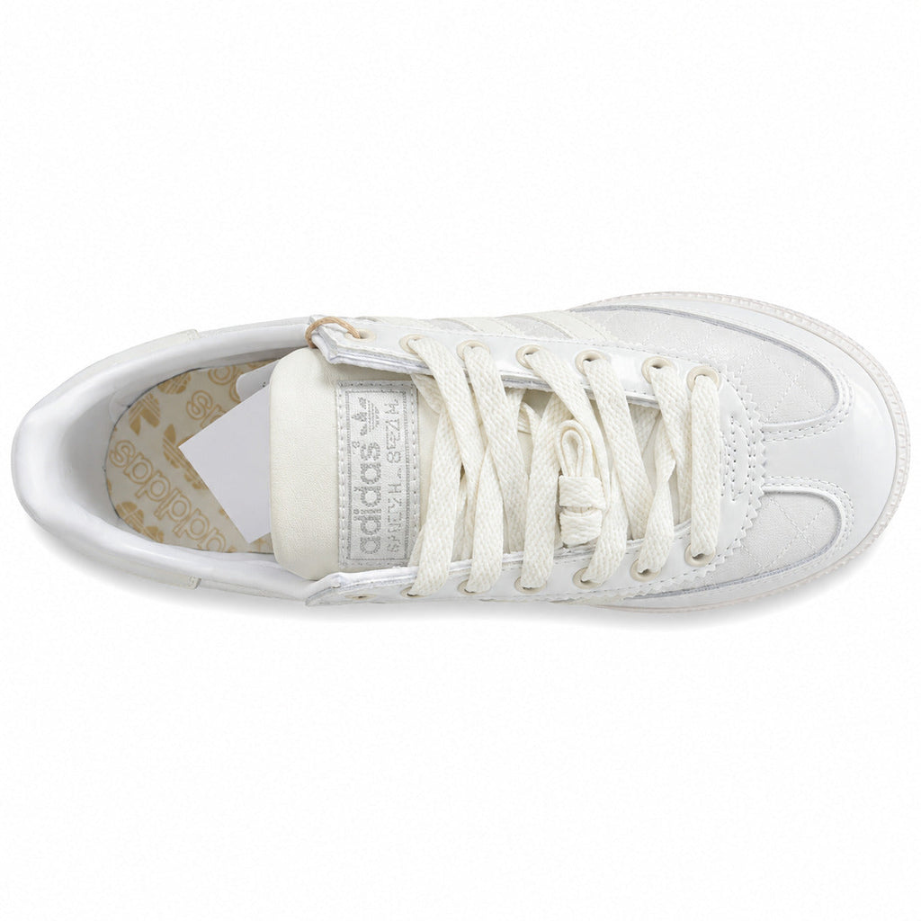 Adidas Handball Spezial plateado crema vista superior cordones