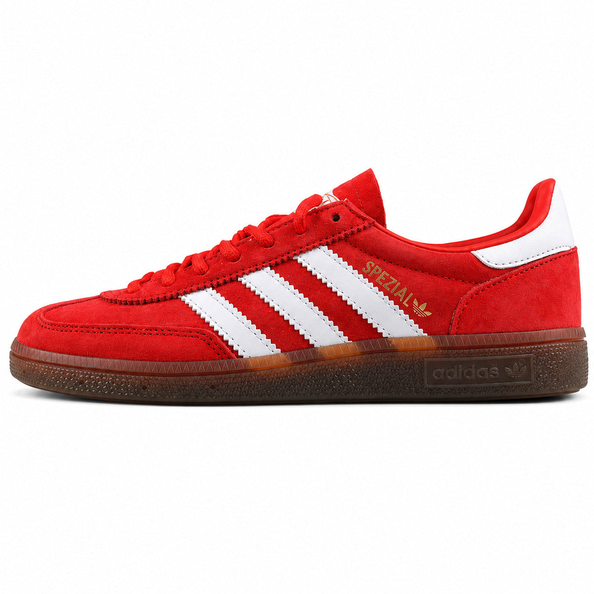 Adidas Handball Spezial ante rojo blanco vista lateral derecha