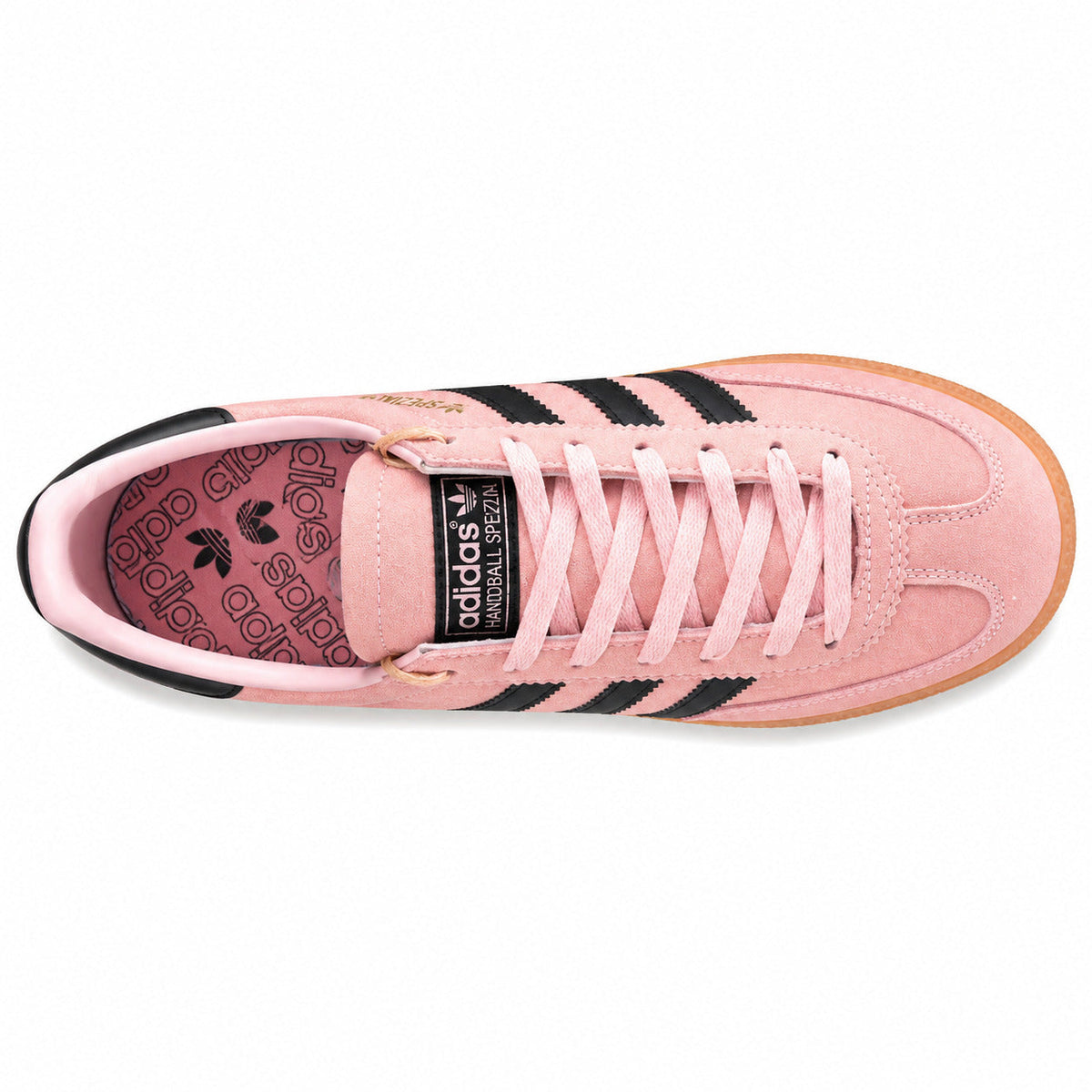 Adidas Handball Spezial ante salmón negro vista superior cordones