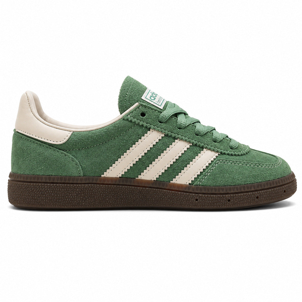 Adidas Handball Spezial ante verde crema vista lateral izquierda