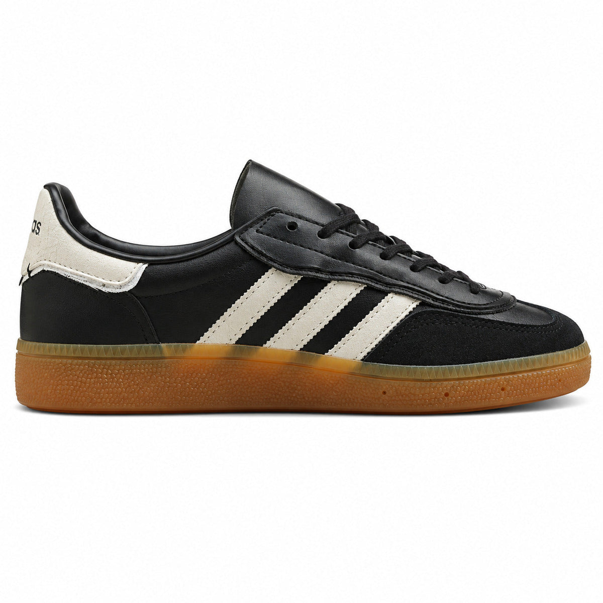 Adidas Handball Spezial x Invincible cuero negro crema vista lateral izquierda