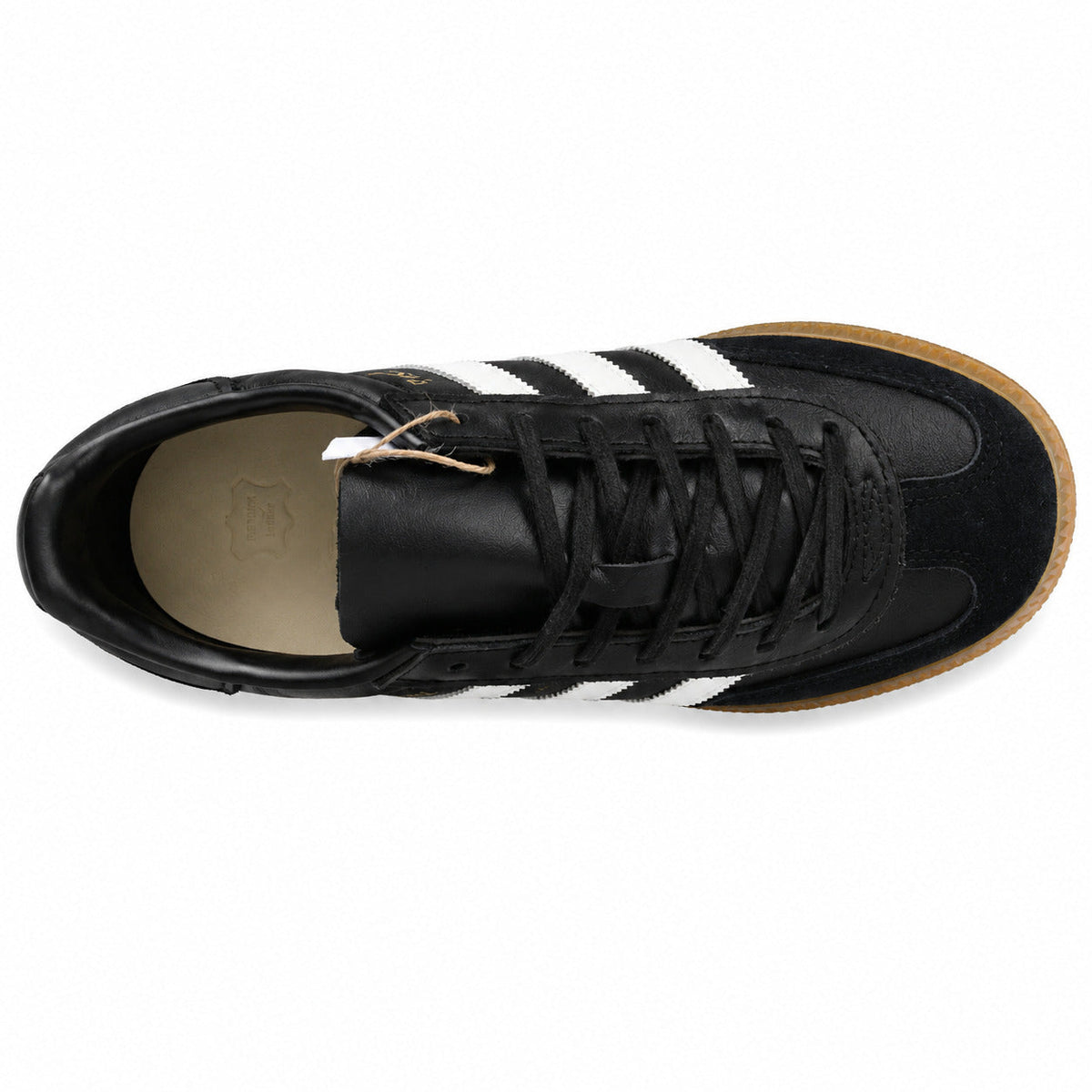 Adidas Handball Spezial x Invincible negro crema vista superior cordones