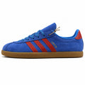 Adidas London 96 azul y rojo ante, vista lateral exterior