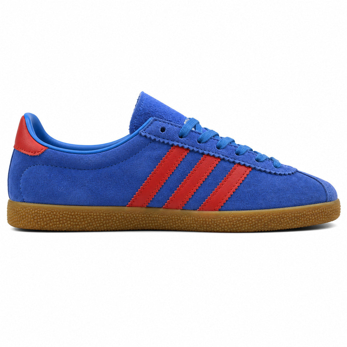 Adidas London 96 azul y rojo ante, vista lateral interior