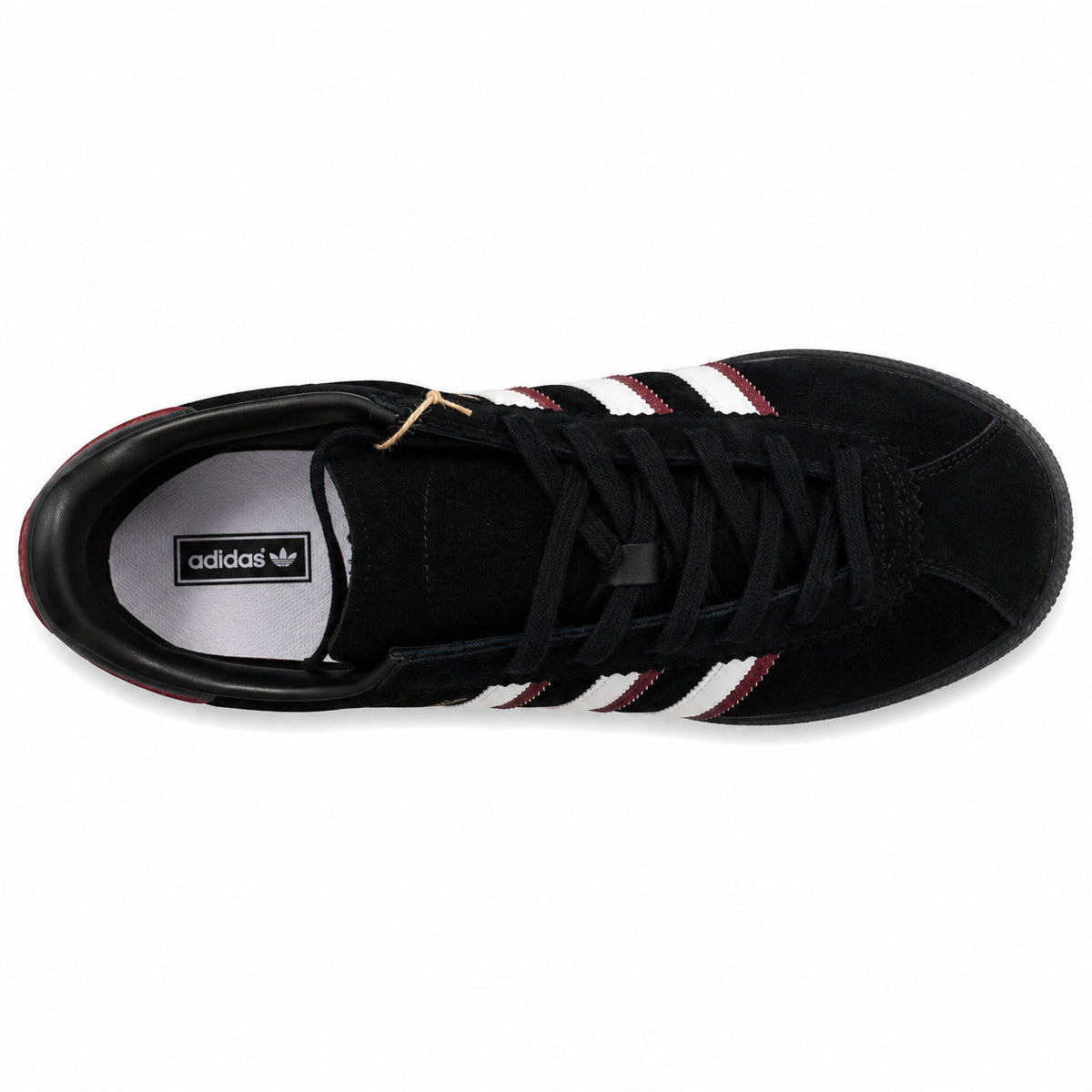 Adidas London 96 rojo ante y negro, vista superior