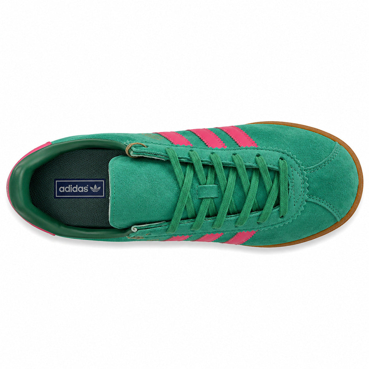 Adidas London verde menta ante y rosa, vista superior