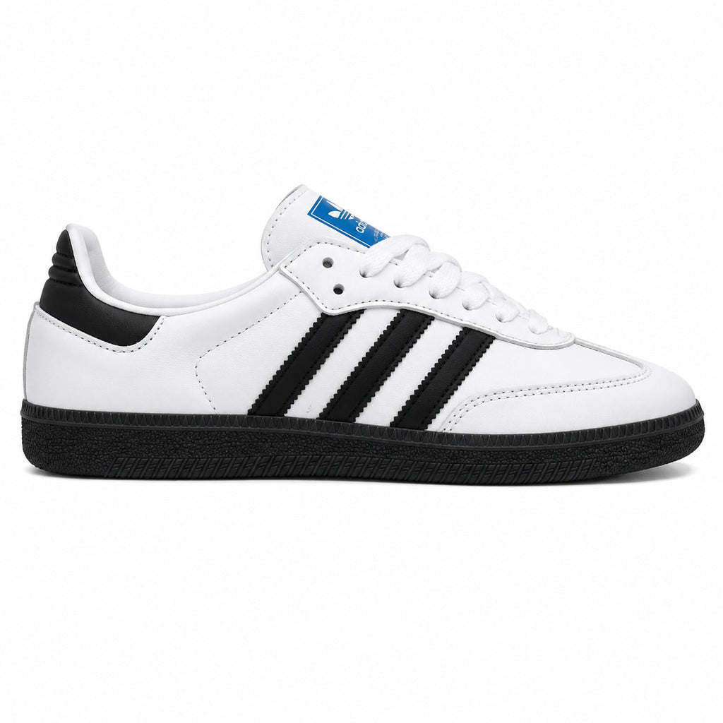 Adidas Samba OG blanco negro suela negra lateral derecho
