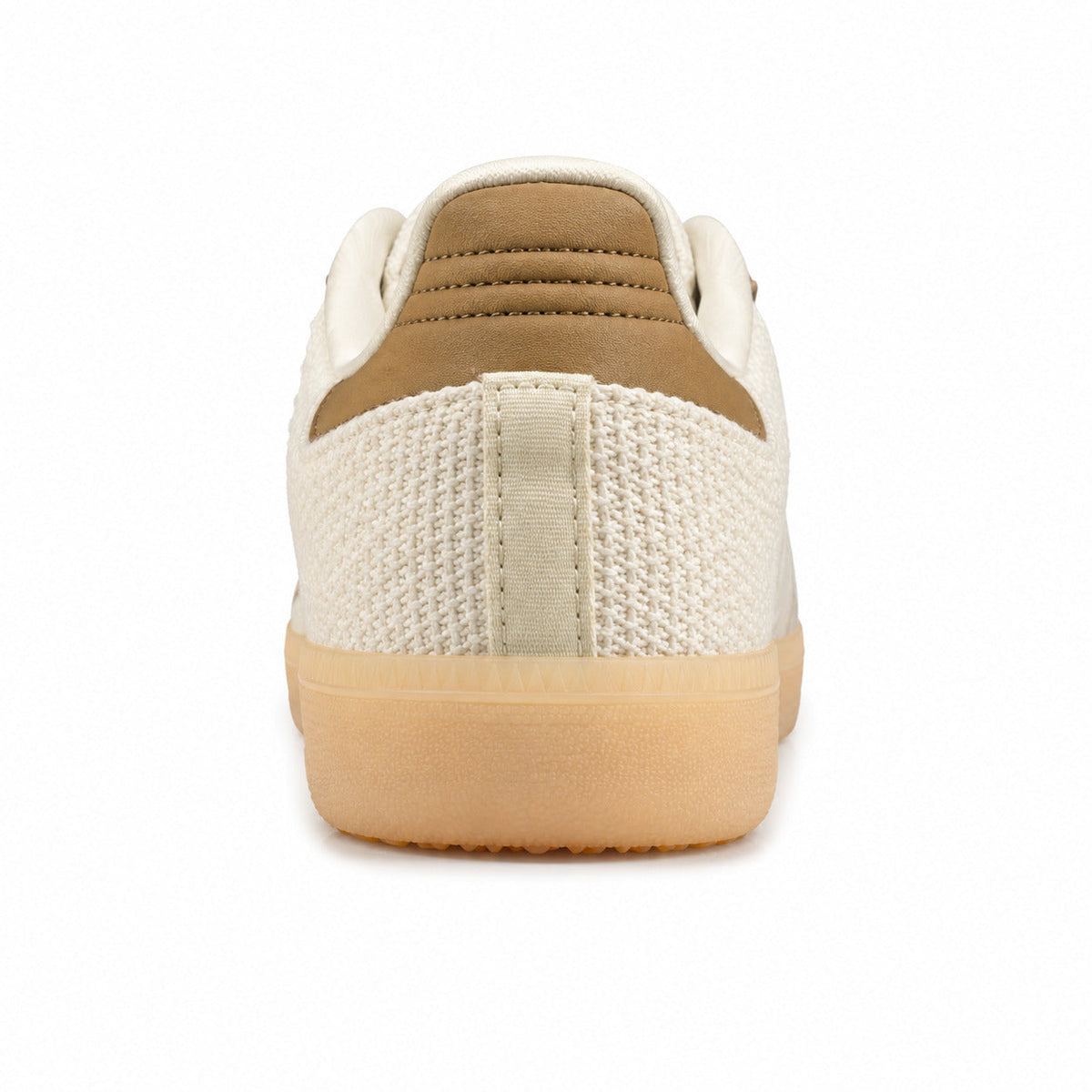 Adidas Samba OG crema camel tejido detalle talón suela goma