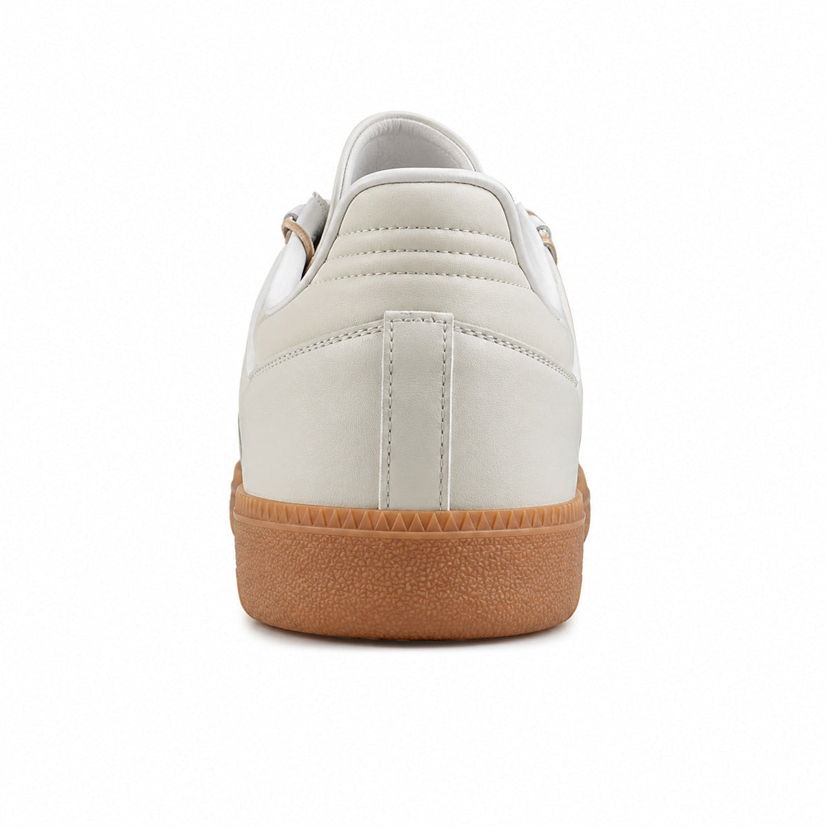 Adidas Samba OG crema marino detalle talón suela goma natural