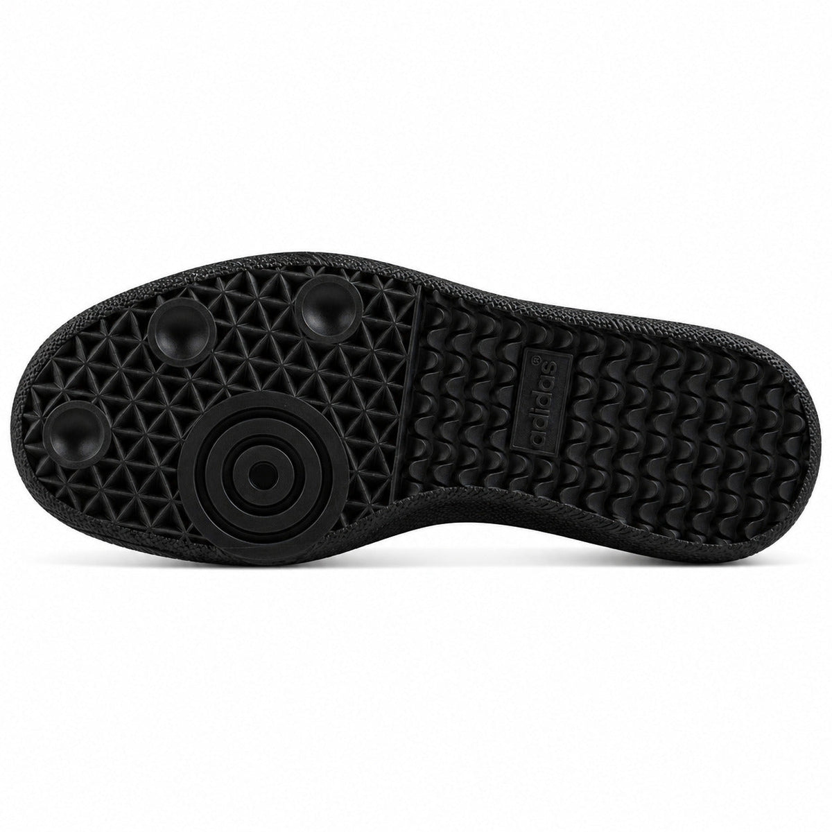 Adidas Samba OG negro suela negra textura vista inferior