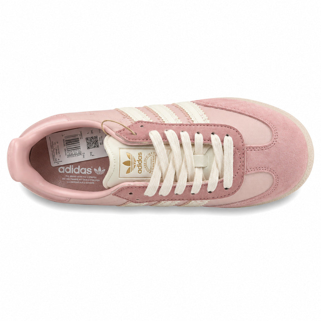 Adidas Samba OG rosa crema bandas volantes ante rosa vista superior