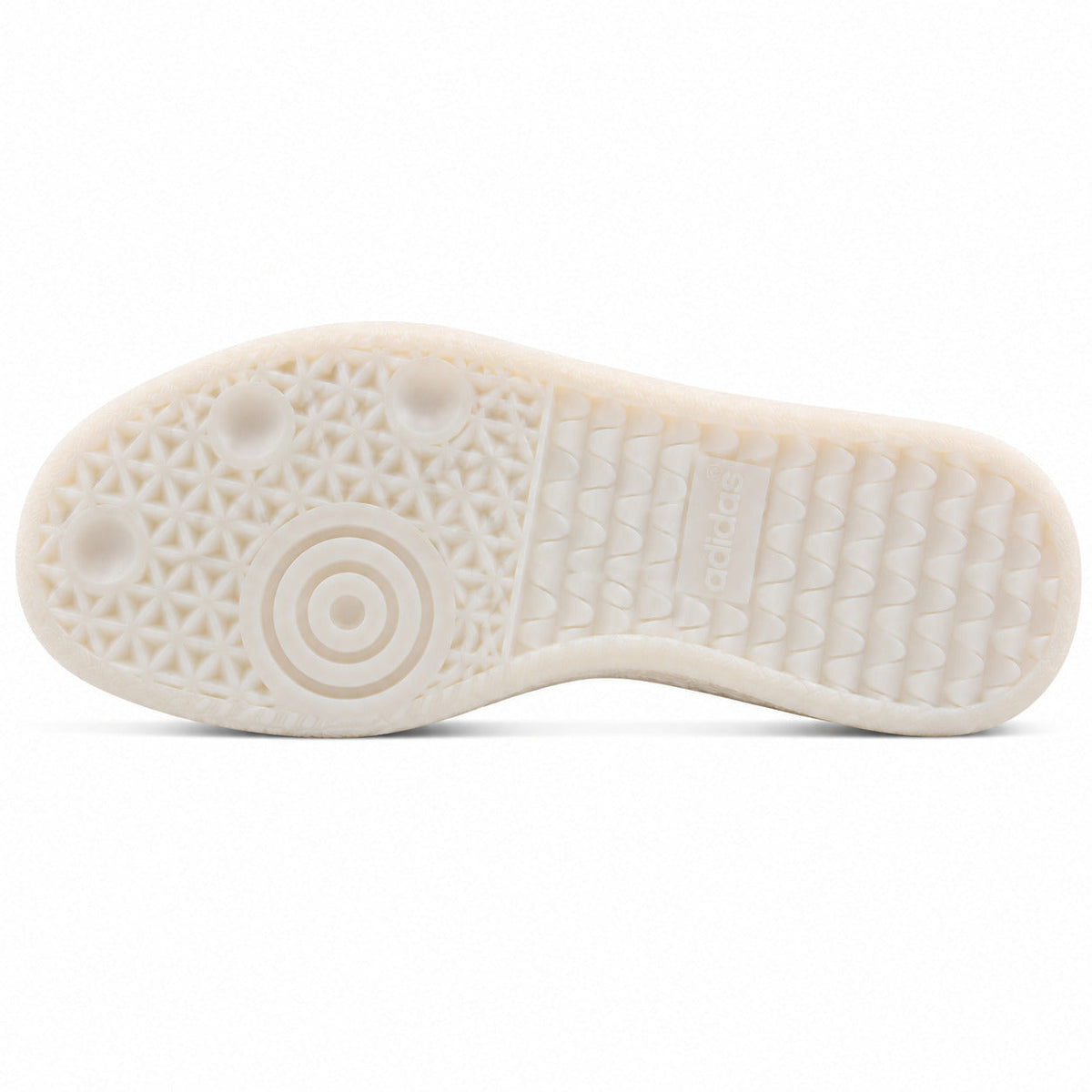 Adidas Samba XLG blanco dorado suela plataforma crema vista inferior