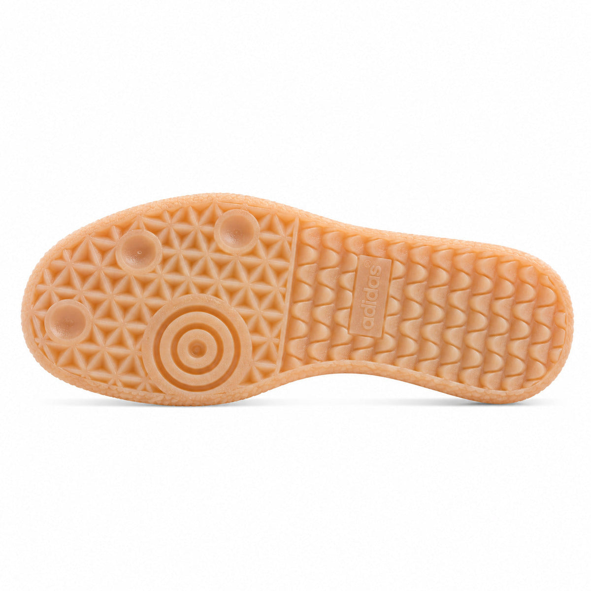 Adidas Sambae W crema menta suela plataforma goma ámbar vista inferior