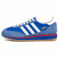 Adidas SL 72 azul royal ante azul pálido bandas blancas franja roja suela goma perfil izquierdo