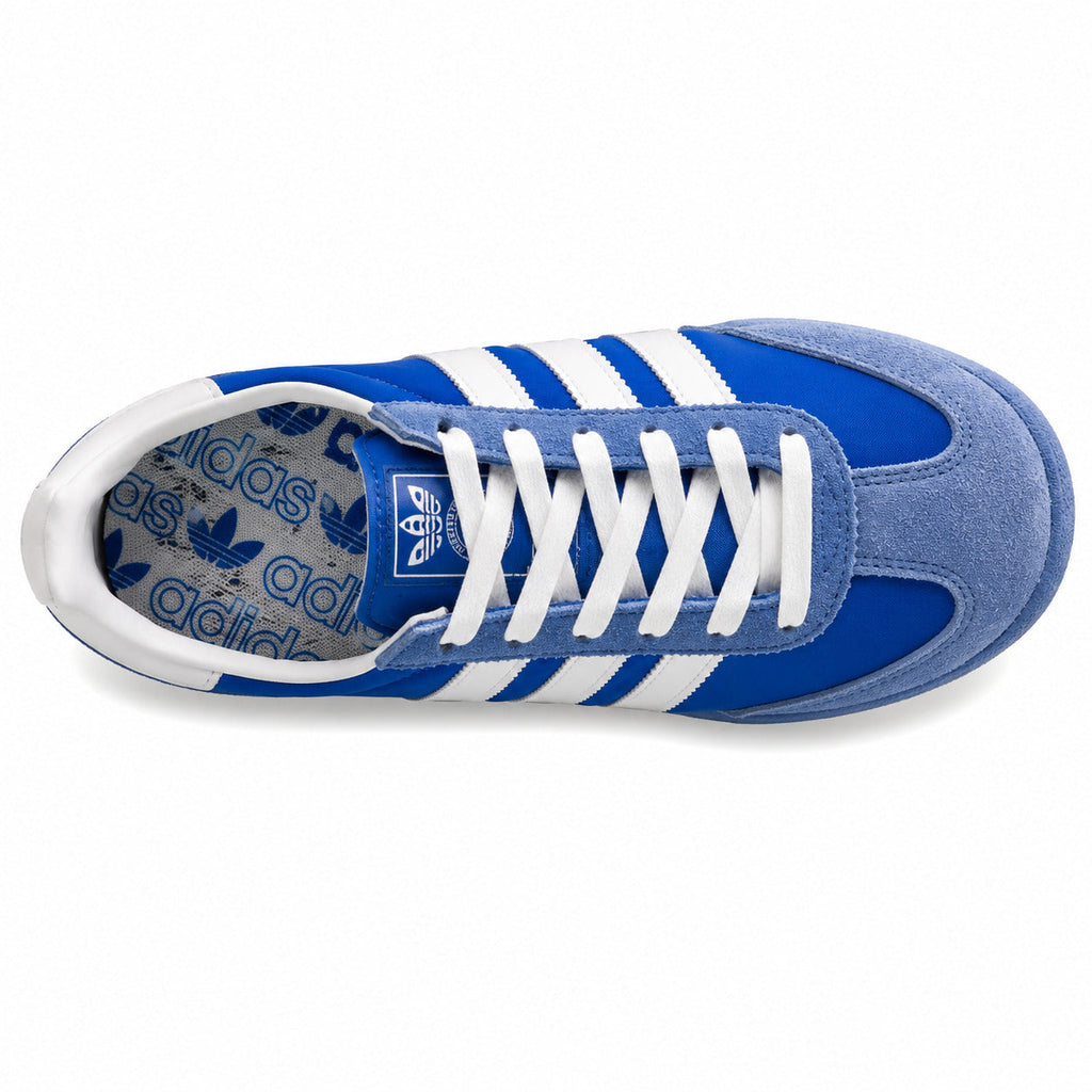 Adidas SL 72 azul royal blanco cordones blancos plantilla adidas originals vista superior