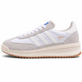 Adidas SL 72 RTN blanco gris hielo bandas blancas suela boost goma perfil izquierdo