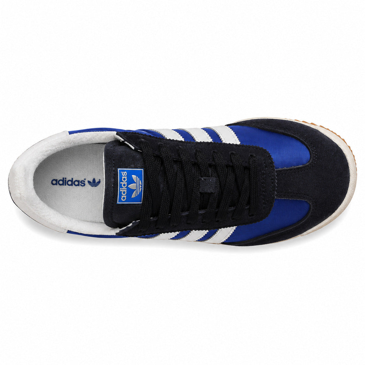 Adidas SL 72 RTN azul marino royal crema cordones negros vista superior